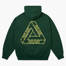 Palace Barbed Tri-ferg Hood Racey Green