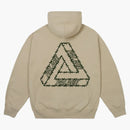 Palace Barbed Tri-ferg Hood Stoney Grey