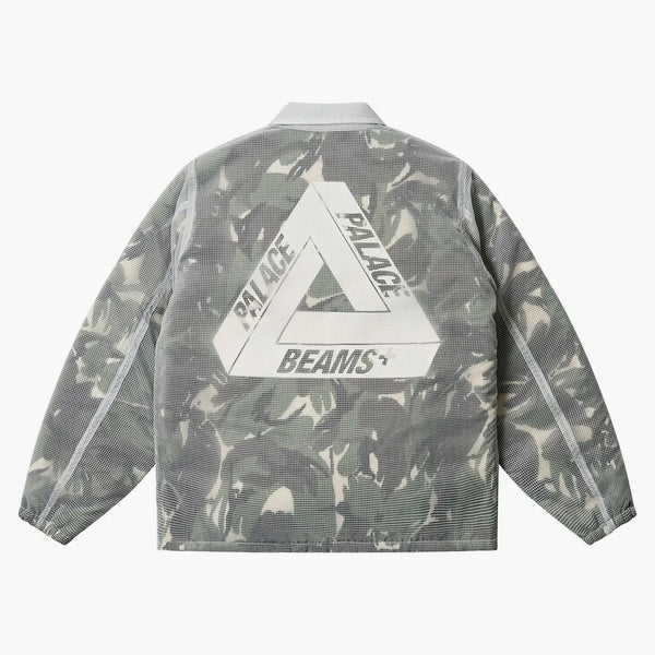 Palace X Beams Plus Coach Fleece Lined Jacket Camo