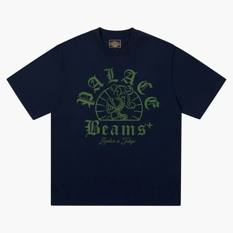 Palace X Beams Plus Graphic T-Shirt Peacoat