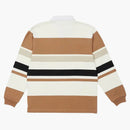 Palace Big Stripe Rugby Top White