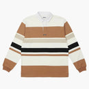 Palace Big Stripe Rugby Top White