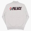 Palace Blazed Zip Bomber Grey Marl