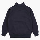 Palacio de vellón unido 1/4 Zip Navy