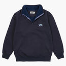 Palacio de vellón unido 1/4 Zip Navy