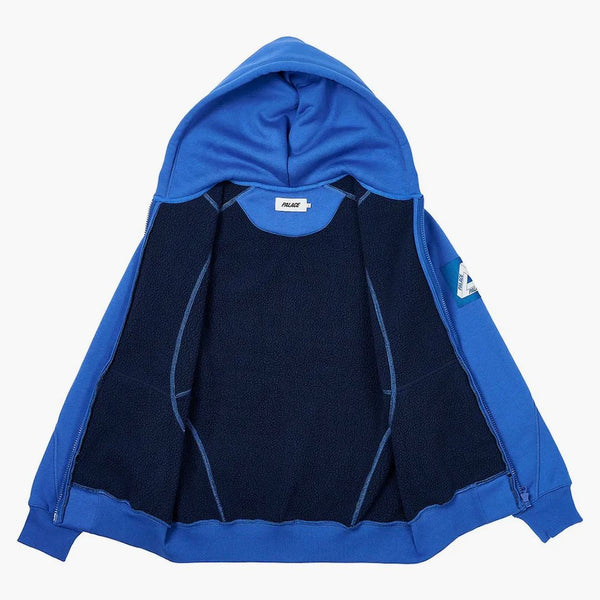Palác spojoval Sherpa Zip Hood Palatial Blue