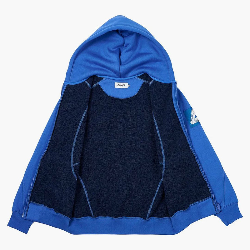 Palác spojoval Sherpa Zip Hood Palatial Blue