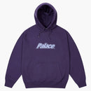 Palace Border Logo Hood Purp