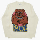 Palace Bulldog Knit White