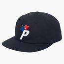 Palace Bunning Man 6-panel Black/white/blue/red
