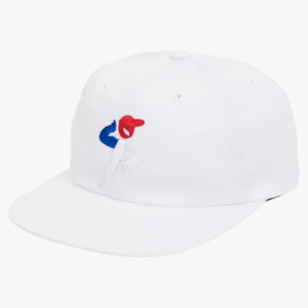 Palace Bunning Man 6-panel biały/niebieski/czerwony