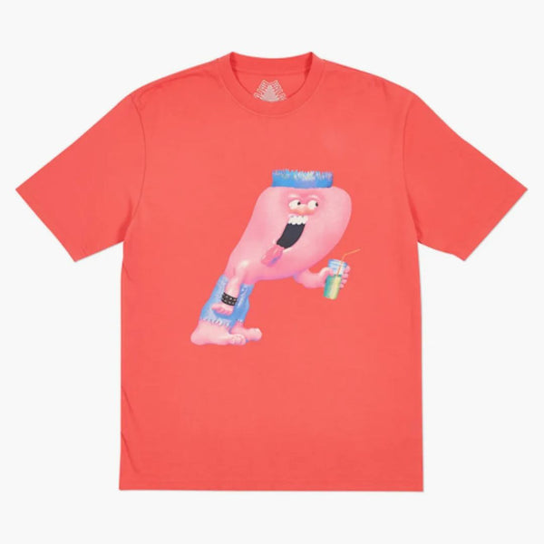 Palace burb t-shirt ljusröd