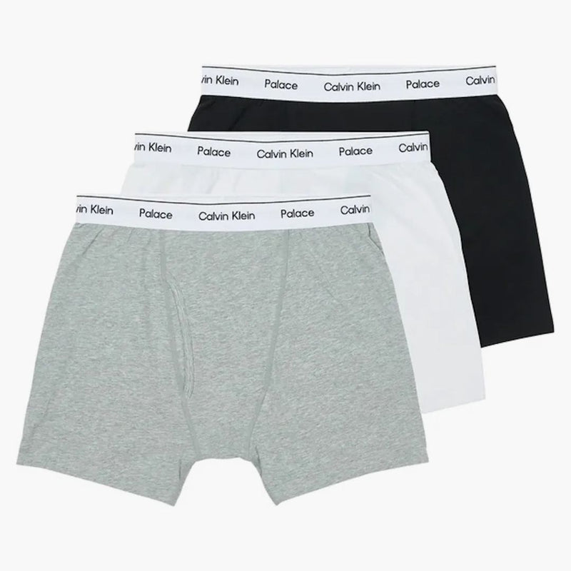 Palace Ck1 Boxer Briefs (3 Pack) White/light Grey Heather