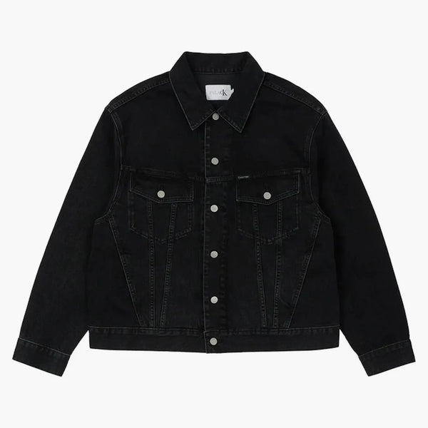 Palace Ck1 Relaxed Trucker Denim Jacket Midstone Black