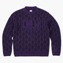 Palace C.P. Företagets lambool stickade lila