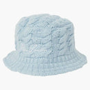 Bucket de punto de cable de palacio tiene azul bebé