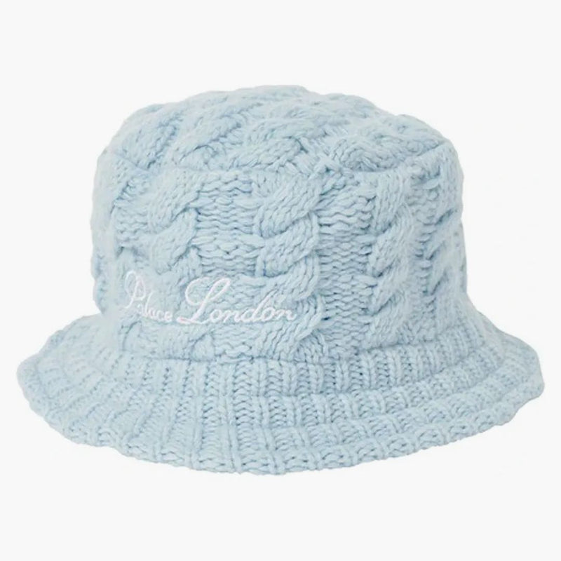 Palace Cable Rnit Busket ma Baby Blue