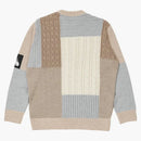 Palace Cable Patchwork Knit Multi