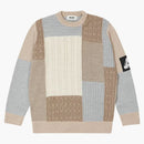 Palace Cable Patchwork Knit Multi