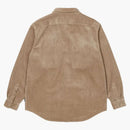 Palace Cargo Cord Shirt Stone