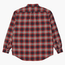 Palace Cargo Pocket Flannel Shirt Red