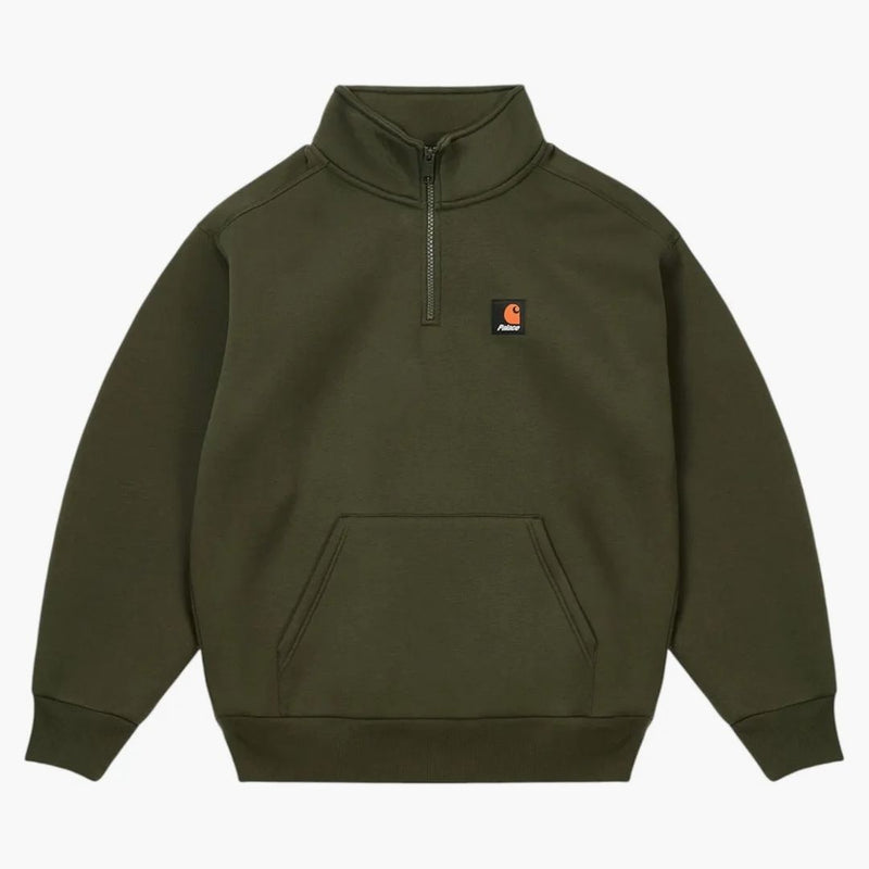 Palace Carhartt Wip Carlux 1/2 ZIP Sweatshirt Plant