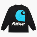 Palace Carhartt Wip Logo Longsleeve Black