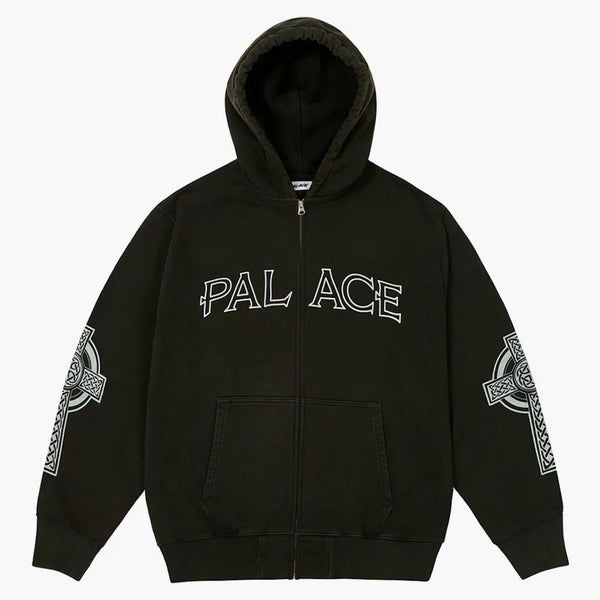Palác keltský zip kapuce černá