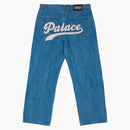 Palace Chain Script Jean Stone Wash