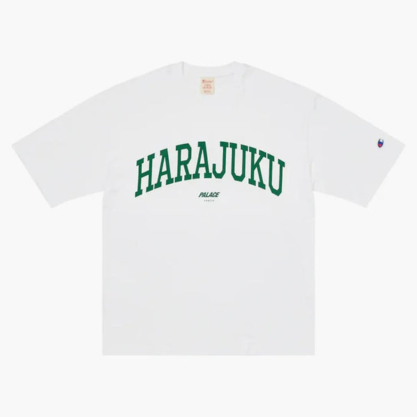 Palace Champion Shop Harajuku T-shirt Tokyo White