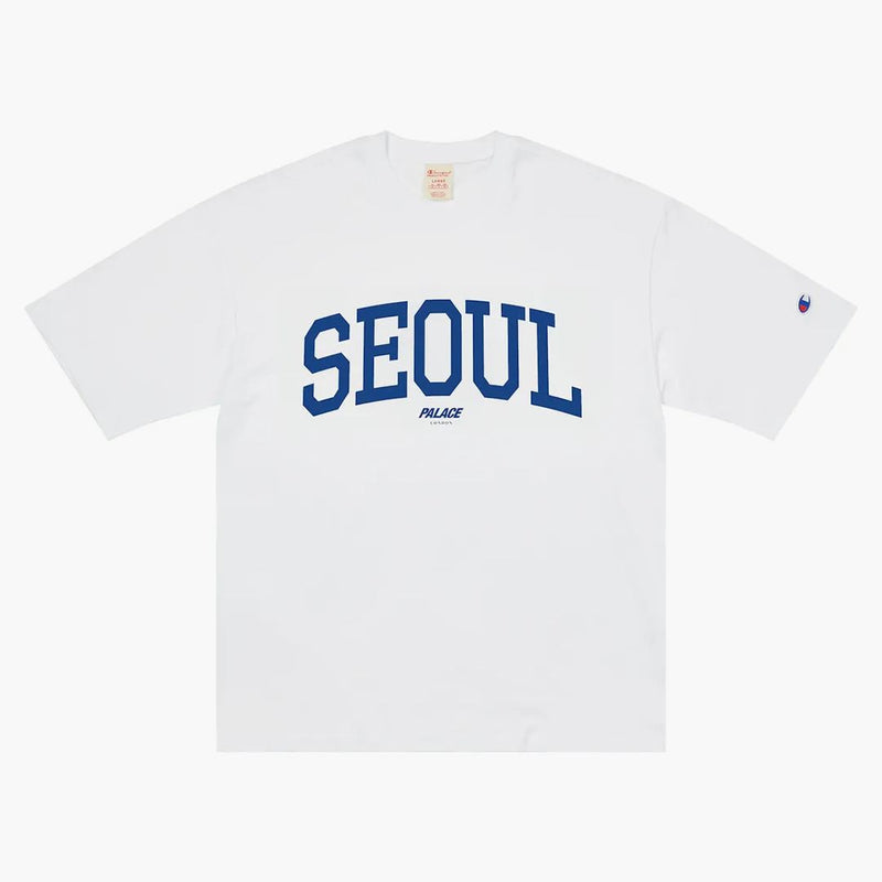 Palace Champion Shop T-Shirt White