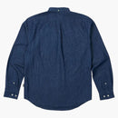 Palace Check Panel Chambray Shirt Indigo