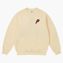 Palace Chenille Tri-ferg Crew Soft White