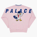 Palace Chilly Duck Out Drop Shoulder Crew Pink