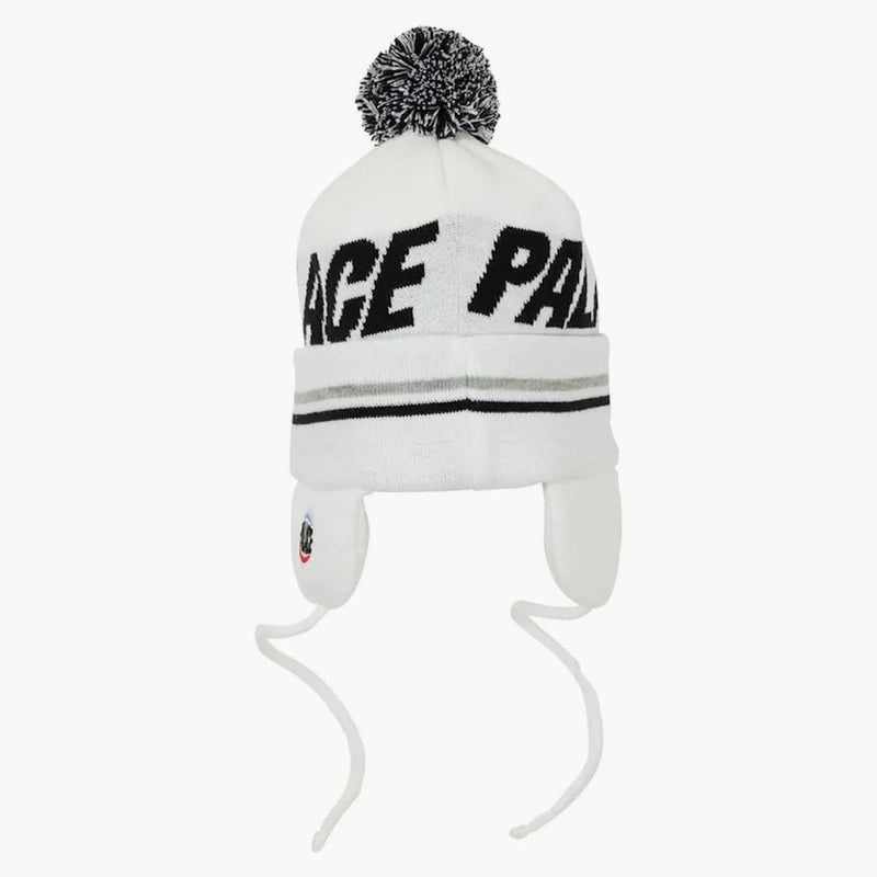 Palace City Earflap Beanie White