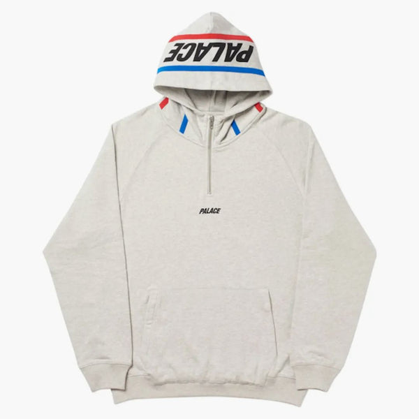 Palace Classic Fix 1/4 Zip Grey Marl