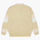 Palace Classic Stripe Drop Shoulder Polo Creams