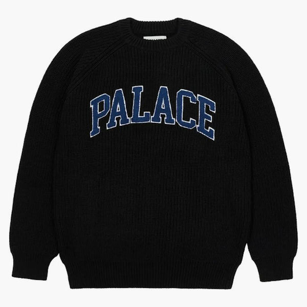 Palác kolegiate pletená černá