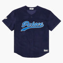 Palace Cord Baseball Jersey Navy