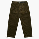 Palace Corduroy Belter kalhoty zelená