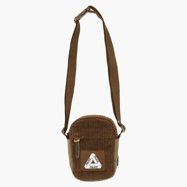 Palác Corduroy Shot Bag Brown