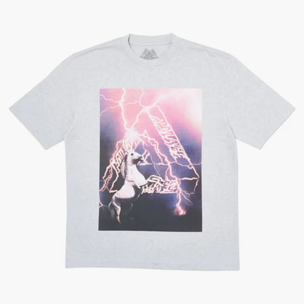 Palats majs t-shirt grå marl