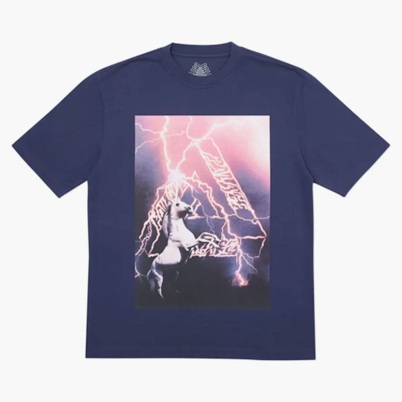 T-shirt di mais palazzo blu scuro