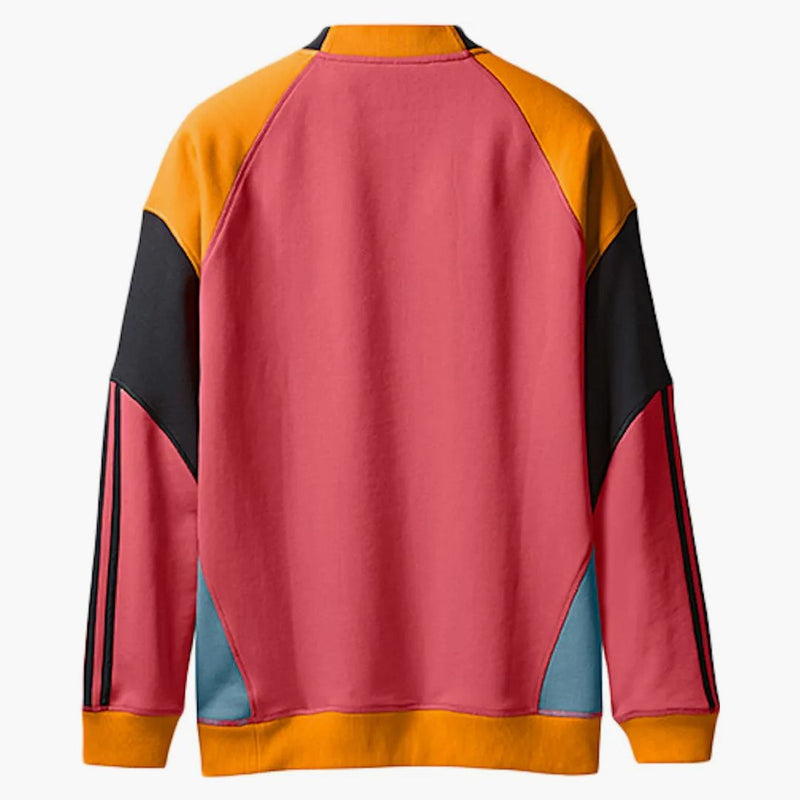 Palác loopback Crewneck Grey/Lucky Orange