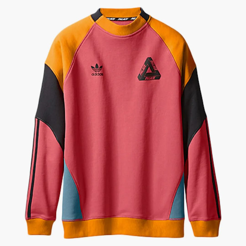 Palác loopback Crewneck Grey/Lucky Orange
