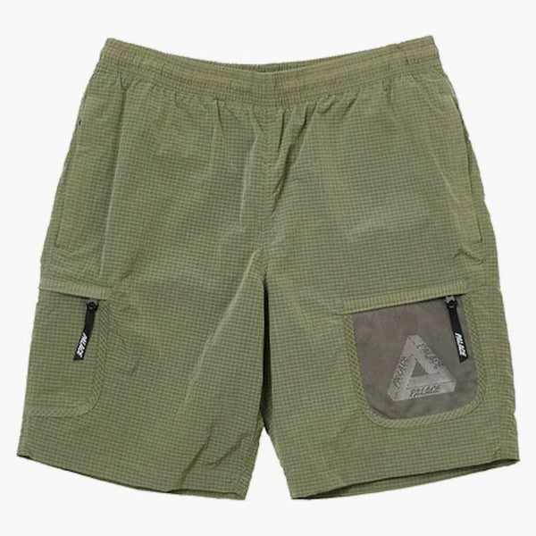 Palace Cripstop Grid Shorts Olive