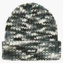 Palace Crochet Camo Beanie Gray Camo