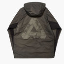 Palacio deflector chaqueta negra reflectante