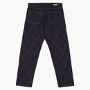 Palace Diamond Stitch Jean Indigo