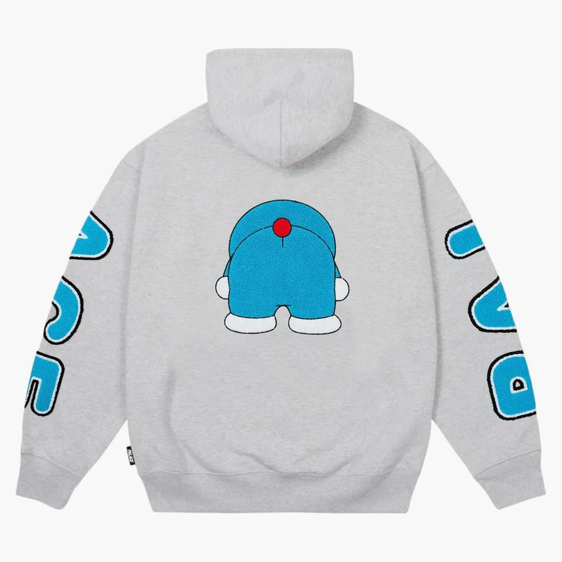 Palace Doraemon Hood Grey Marl